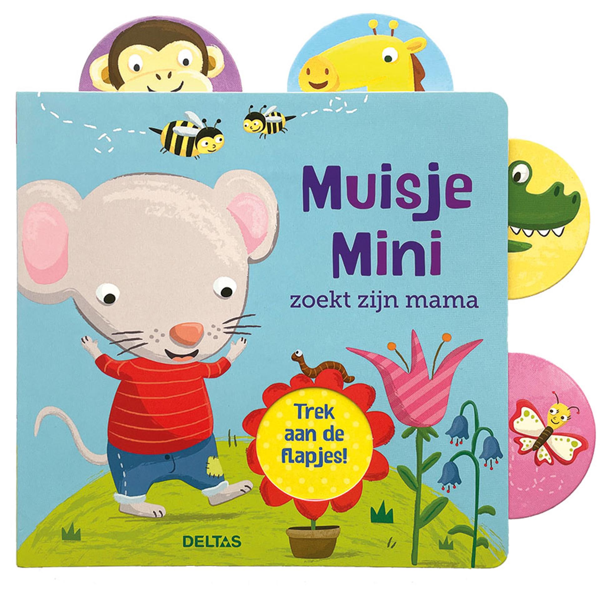 Deltas Muisje Mini sucht nach seinem Mama Cardboard -Buch
