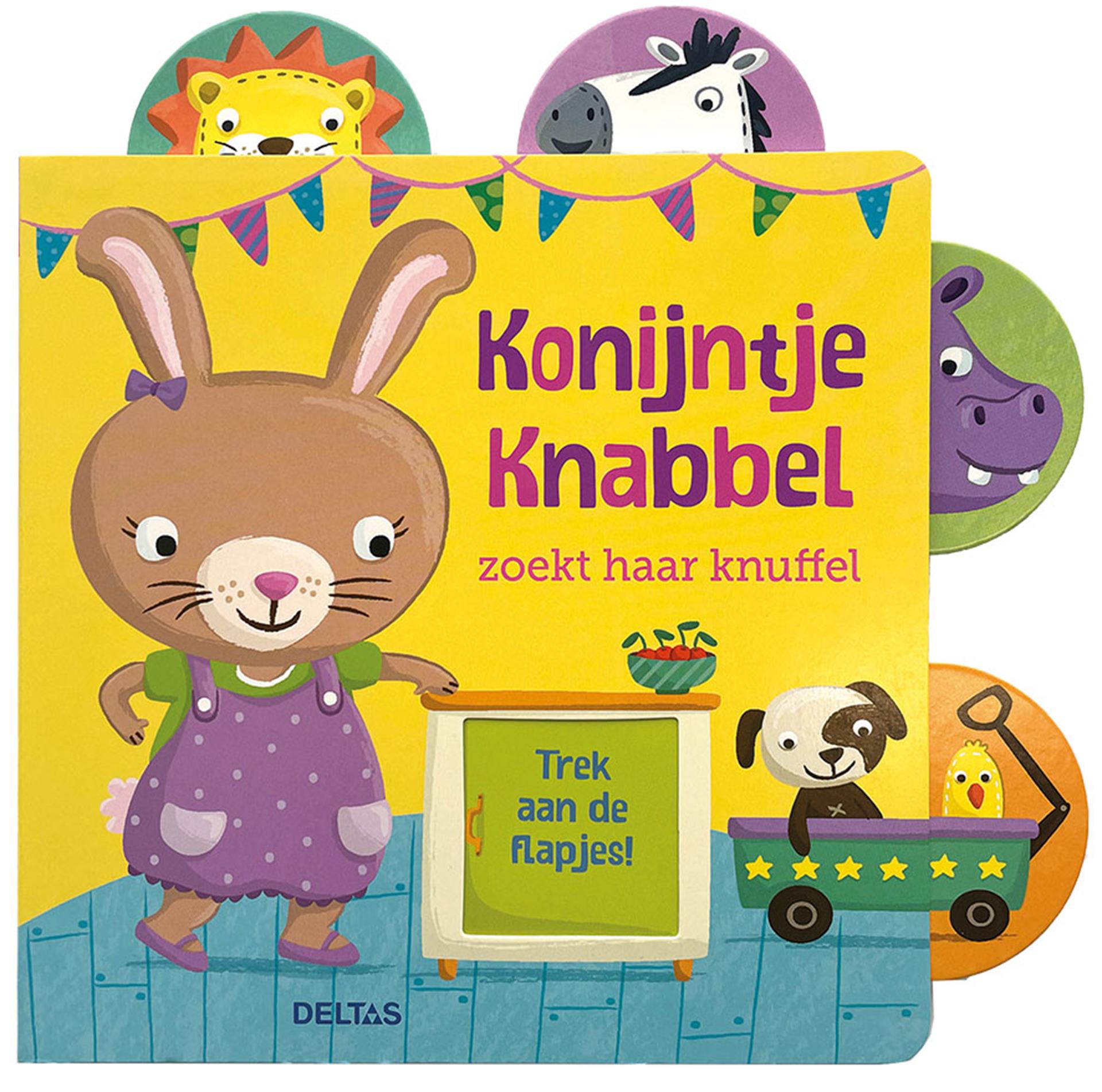 Deltas Konijntje Knabbel sucht ihr Umarmungskartonbuch