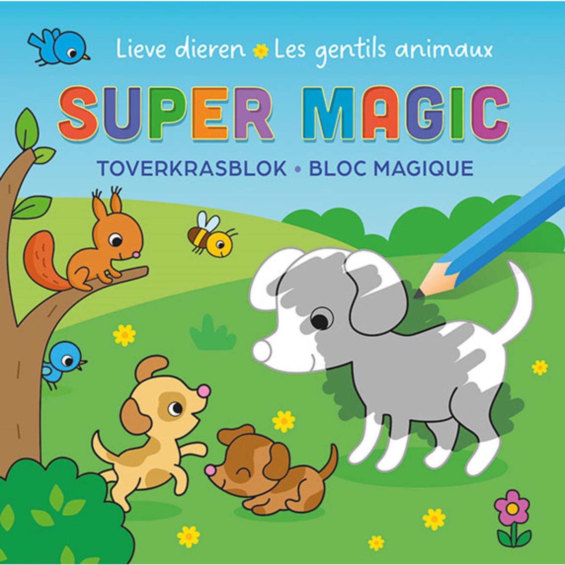 Deltas süßer tierischer magischer Kratzblock