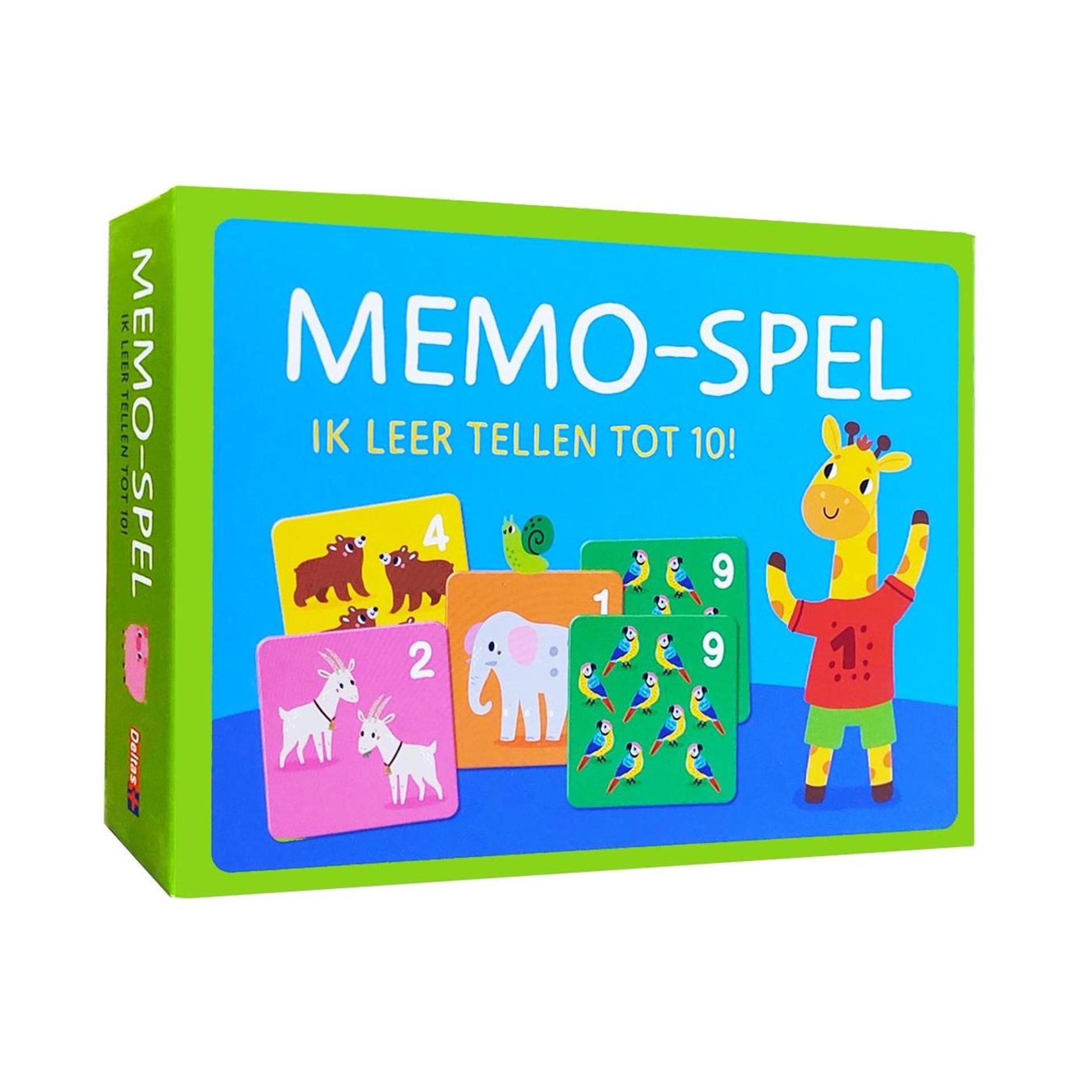 Deltas, ich lerne bis 10 zu zählen! Memo-Spiel