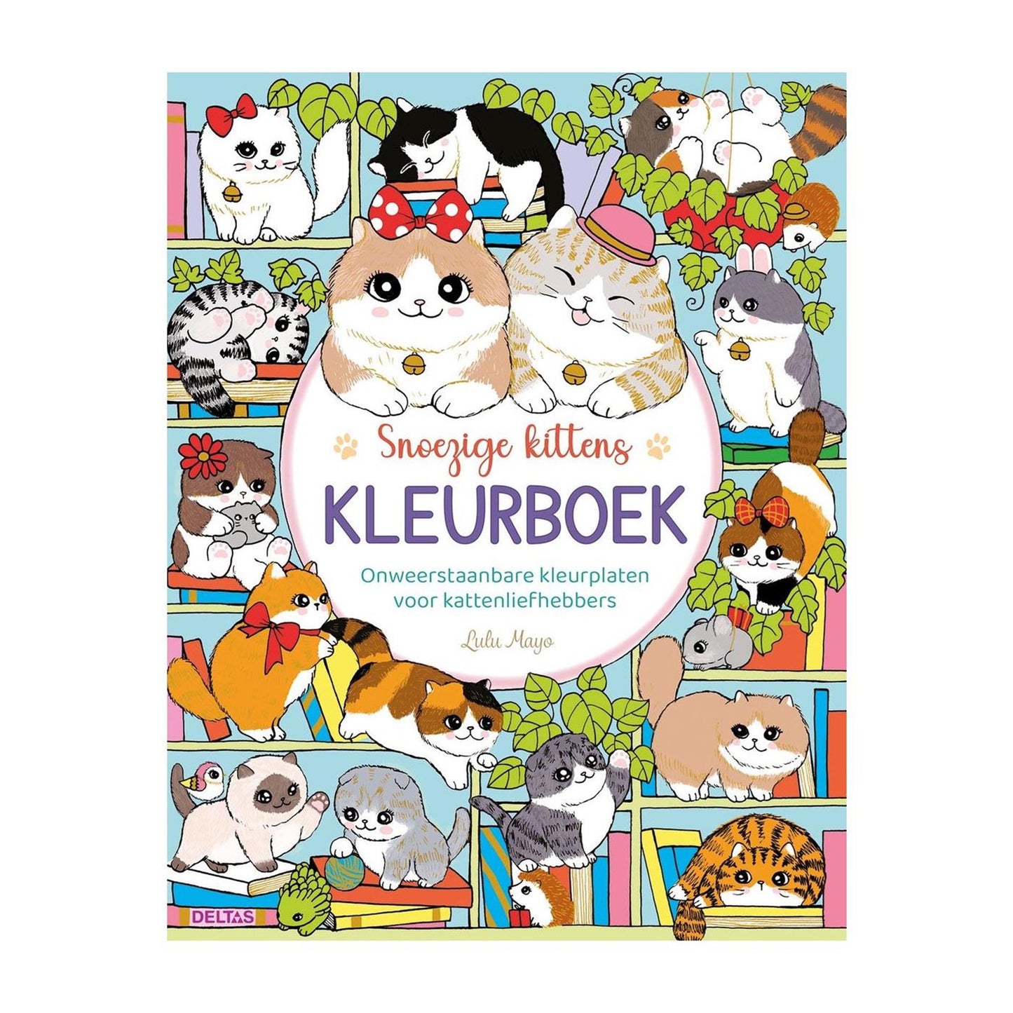 Deltas süßes Kätzchen-Malbuch