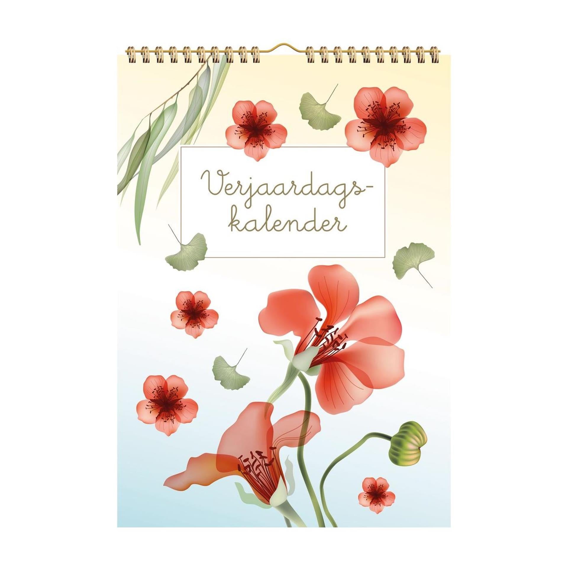 Deltas Geburtstagskalender mit Blumen