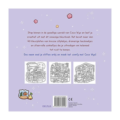 Deltas süßes, gemütliches Malbuch Coco Wyo