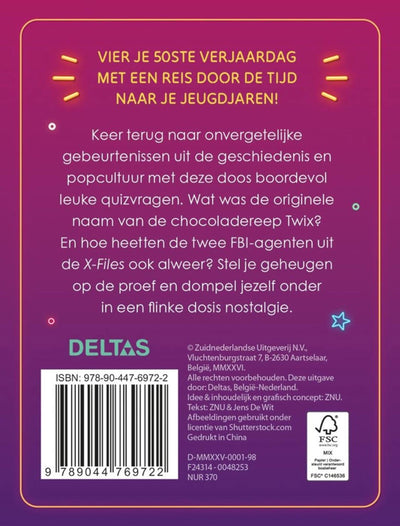 Deltas Hurra 50 Jahre! Quiz