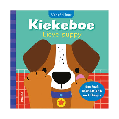 Deltas süßer Guck-Welpe – Pappbuch mit Klappen
