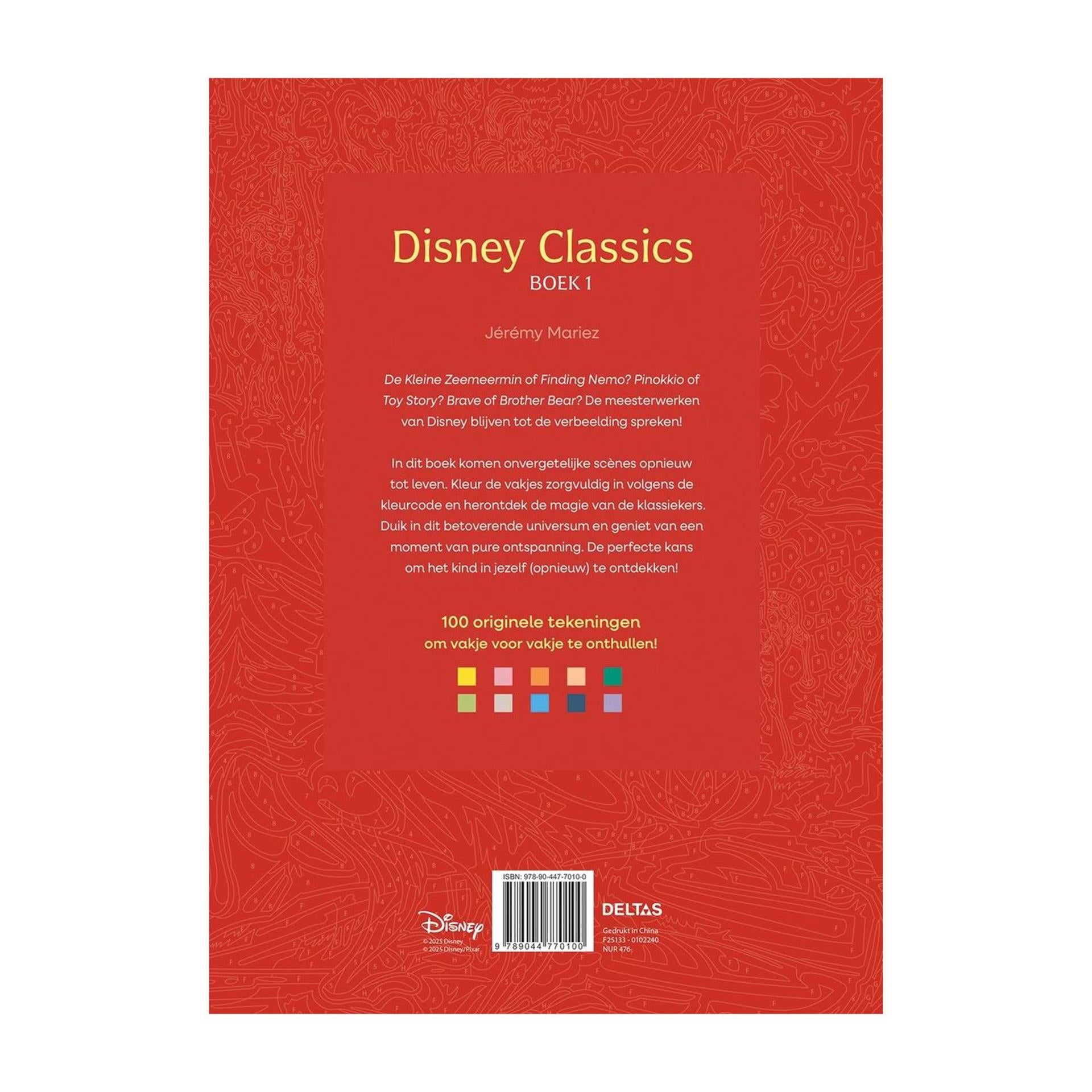 Deltas Disney-Klassikerbuch 1 Farbe nach Nummer