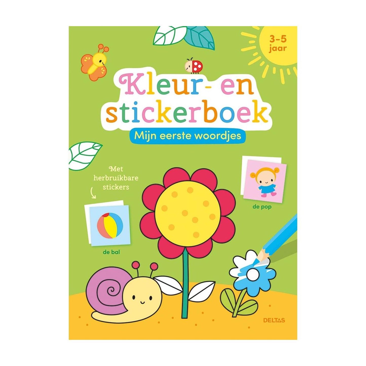Deltas: Mein erstes Wort-Farb- und Aufkleberbuch