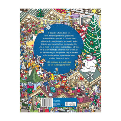 Deltas, wo sind die Weihnachtselfen? Schauen Sie sich das Suchbuch an
