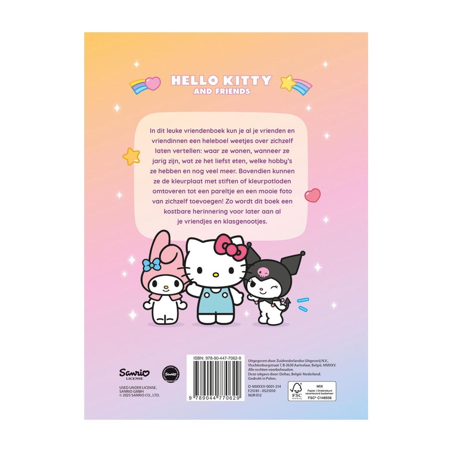 Deltas Hello-Kitty-Freundebuch