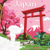 Deltas Japan – Farbe nach Zahlen