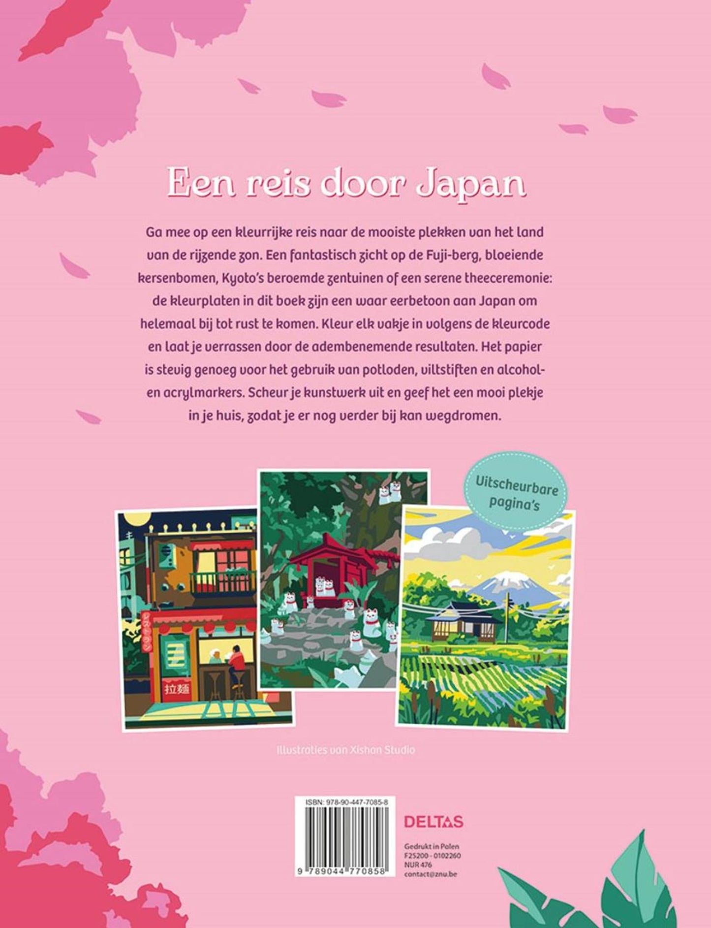 Deltas Japan – Farbe nach Zahlen
