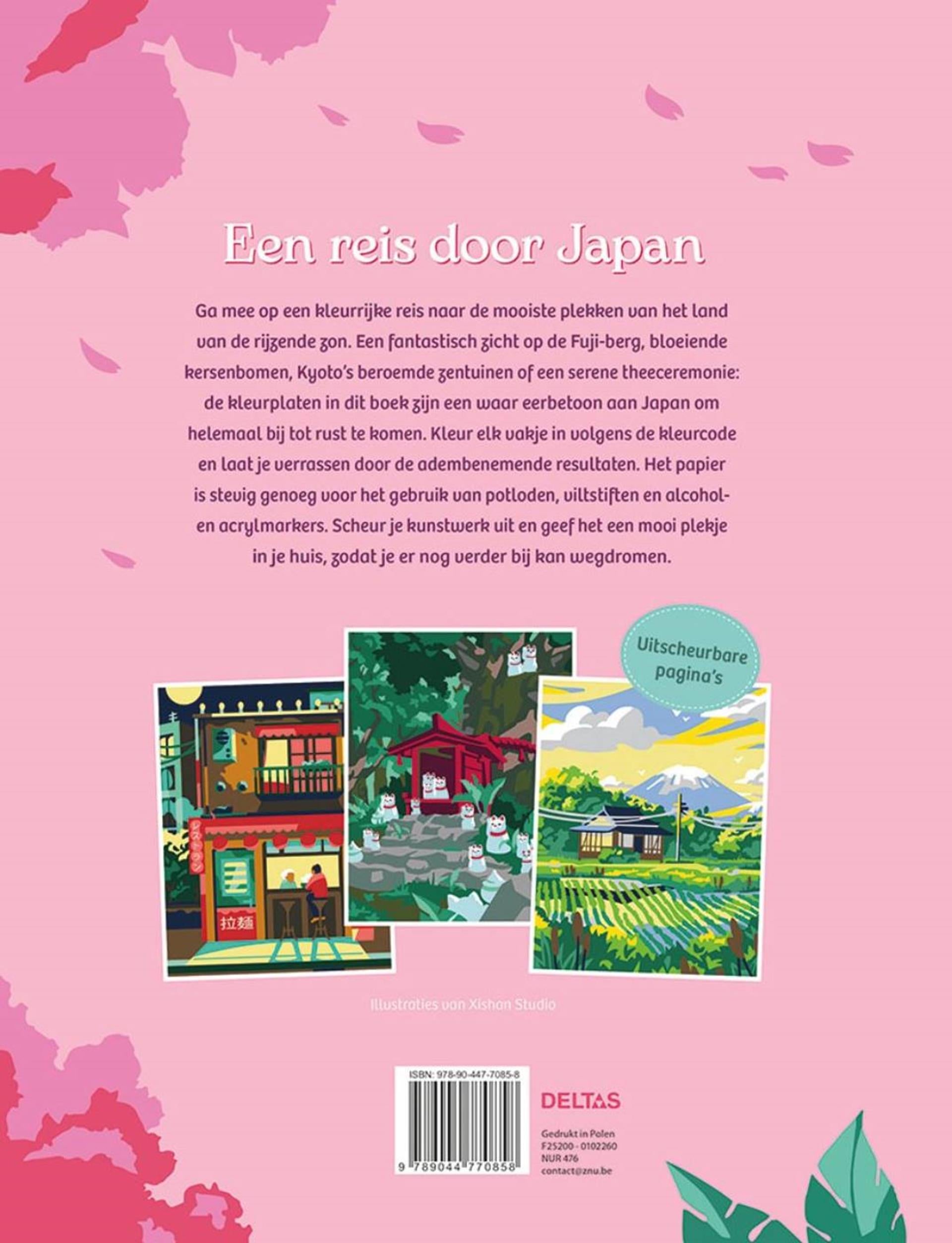 Deltas Japan – Farbe nach Zahlen
