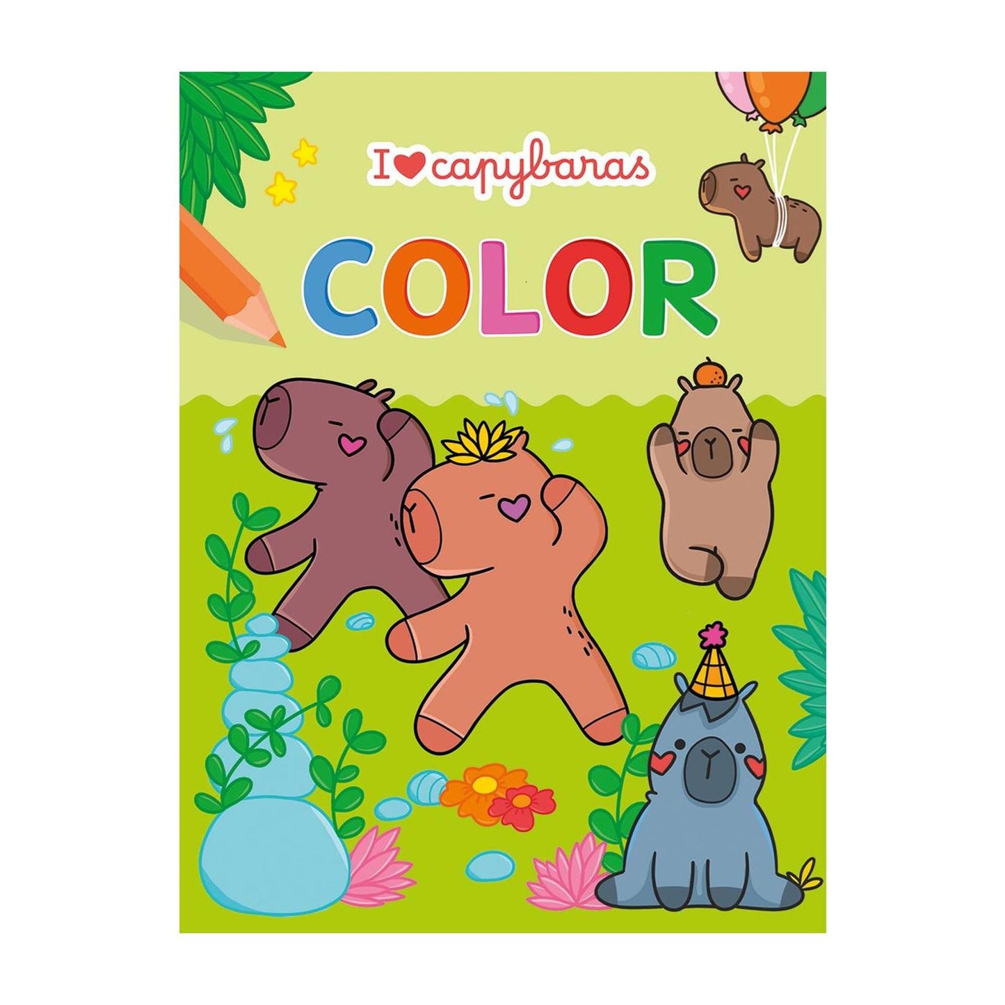 Deltas, ich liebe Capybaras-Farbblock