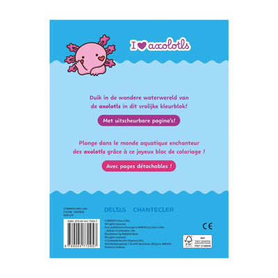 Deltas, ich liebe Axolotls Farbblock