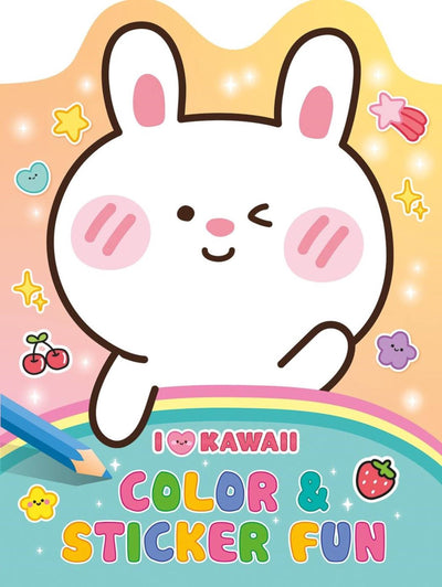 Deltas kawaii Farb- und Aufkleberspaß-Malbuch