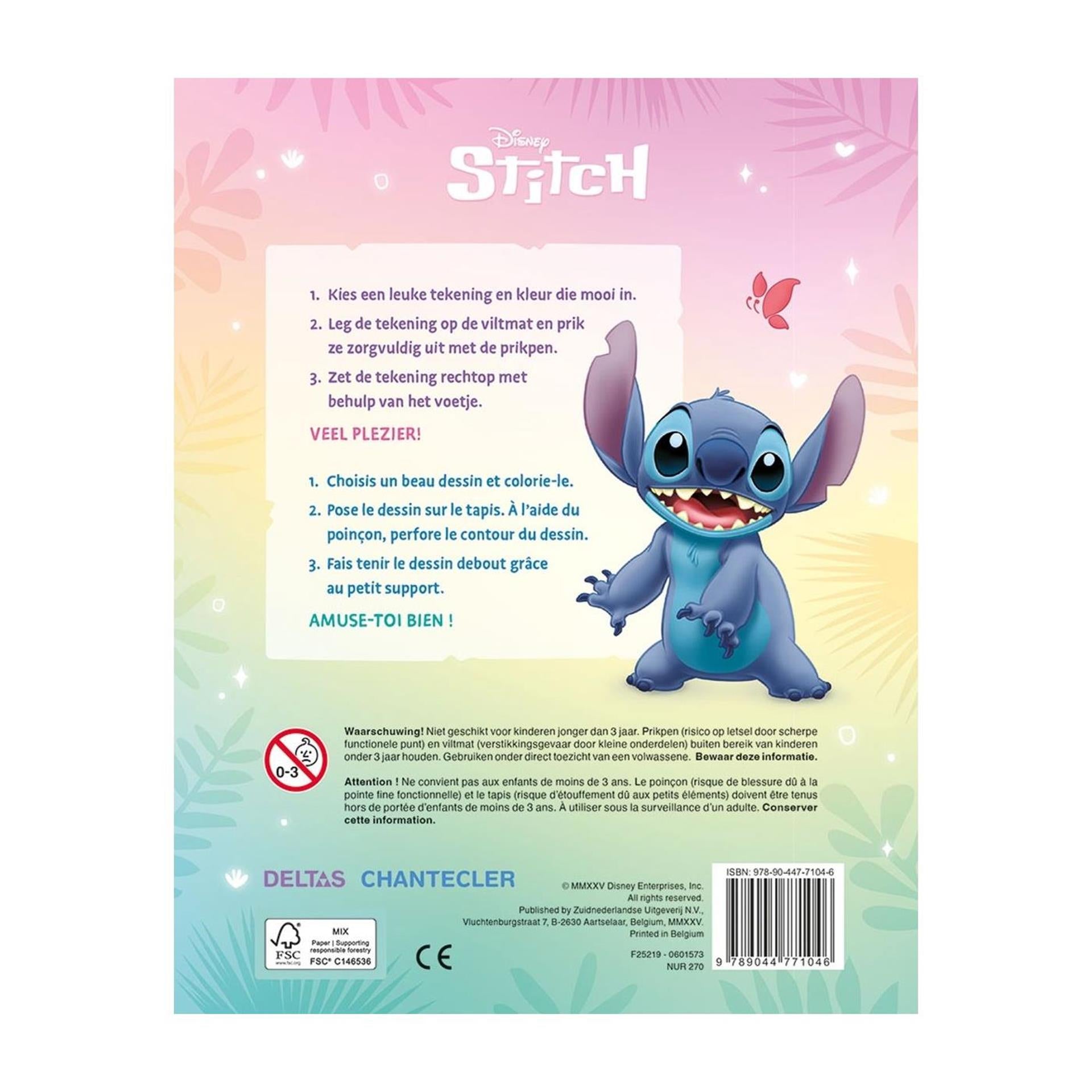 Deltas Disney Pin-Blockstich