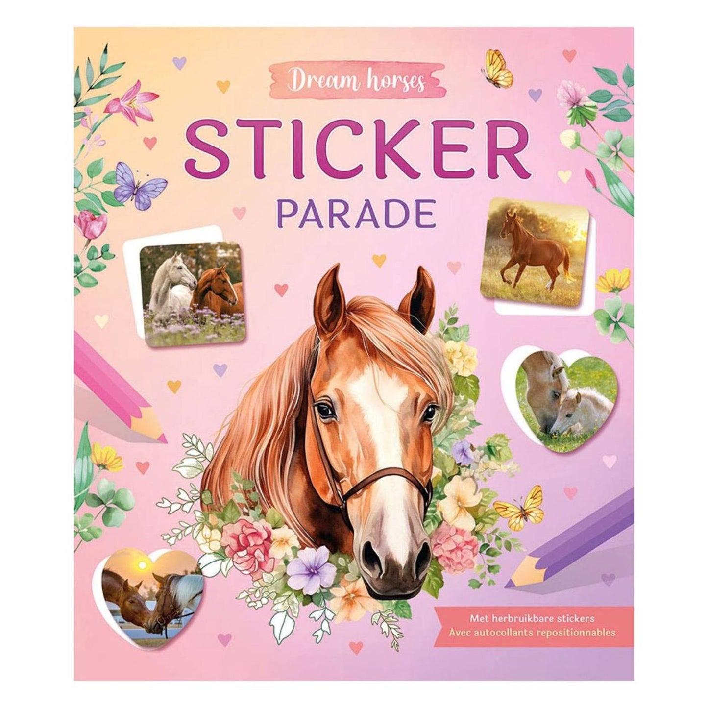 Deltas Traumpferde-Stickerparade – Malbuch