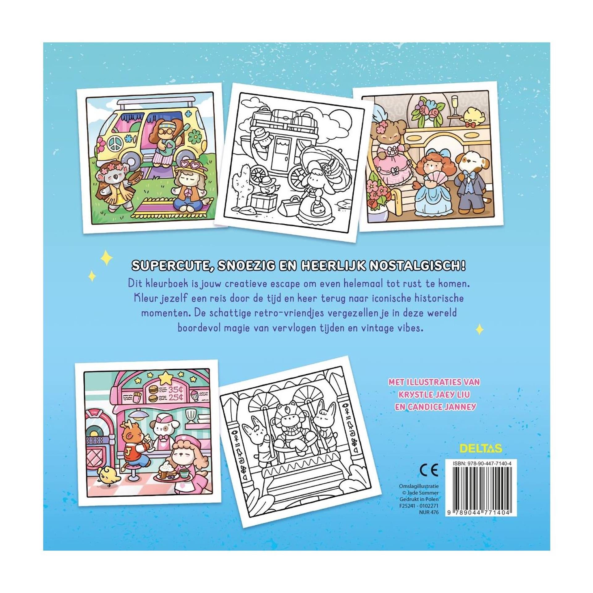 Deltas gemütliches Vintage – gemütliches Malbuch