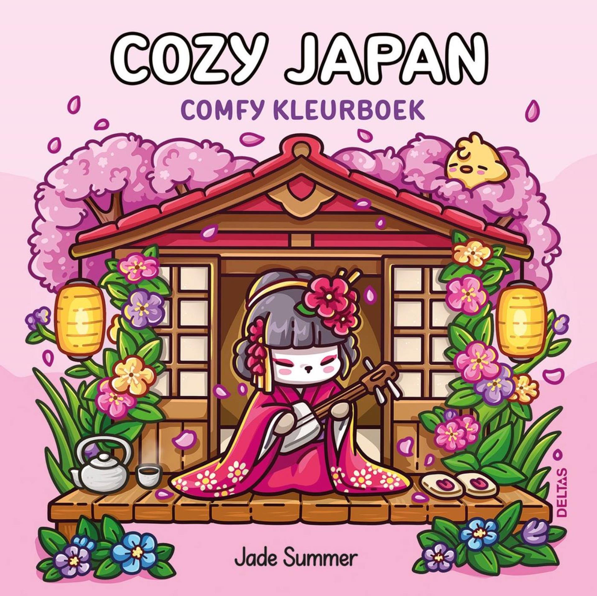 Deltas gemütliches Japan-Malbuch „Jade Summer“.