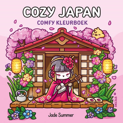 Deltas gemütliches Japan-Malbuch „Jade Summer“.