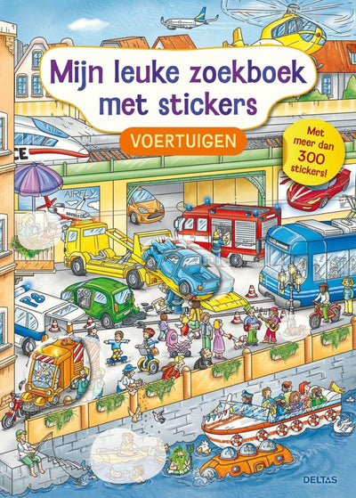 Deltas, mein lustiges Suchbuch mit Aufklebern – Fahrzeuge