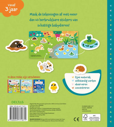 Deltas mein erstes Stickerbuch – Tierbabys