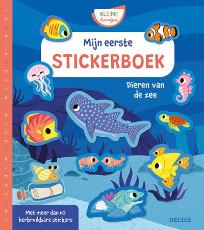 Deltas, mein erstes Stickerbuch „Tiere des Meeres“.