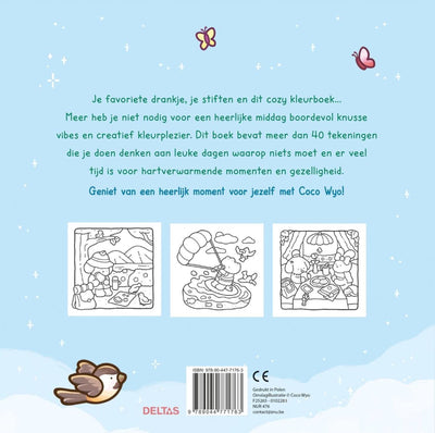 Deltas gemütliche Tage, süßes, gemütliches Malbuch, Coco Wyo