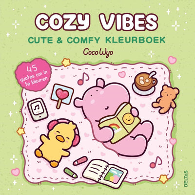 Deltas gemütliche Stimmung, süßes, gemütliches Malbuch Coco Wyo