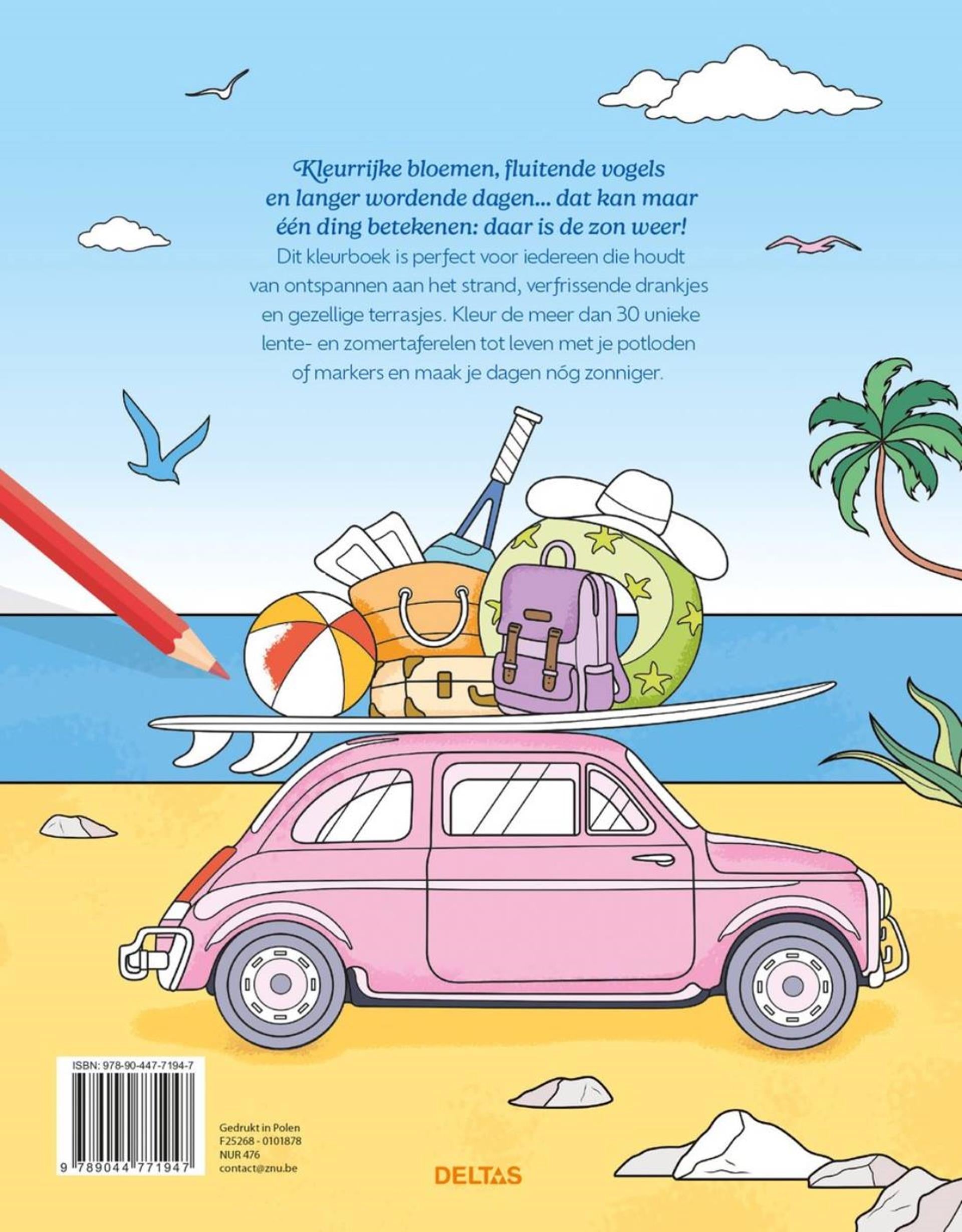 Deltas sonnige Tage – Malvorlagen für Erwachsene