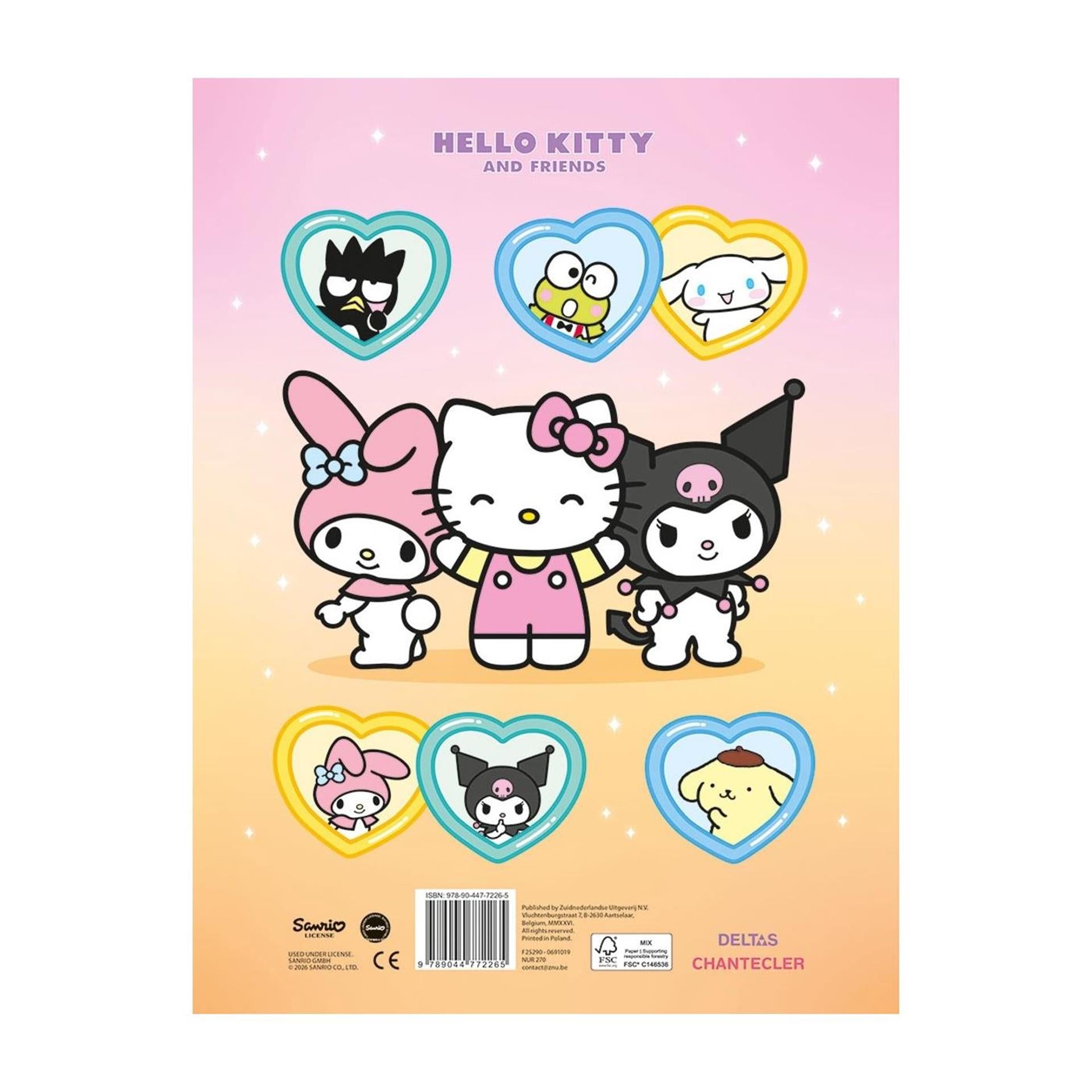 Deltas „Hello Kitty and Friends Super Color Parade“-Malbuch