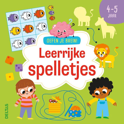 Deltas trainieren Ihr Gehirn! Lernspiele - 4-5 Jahre
