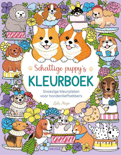 Deltas süßes Welpen-Malbuch