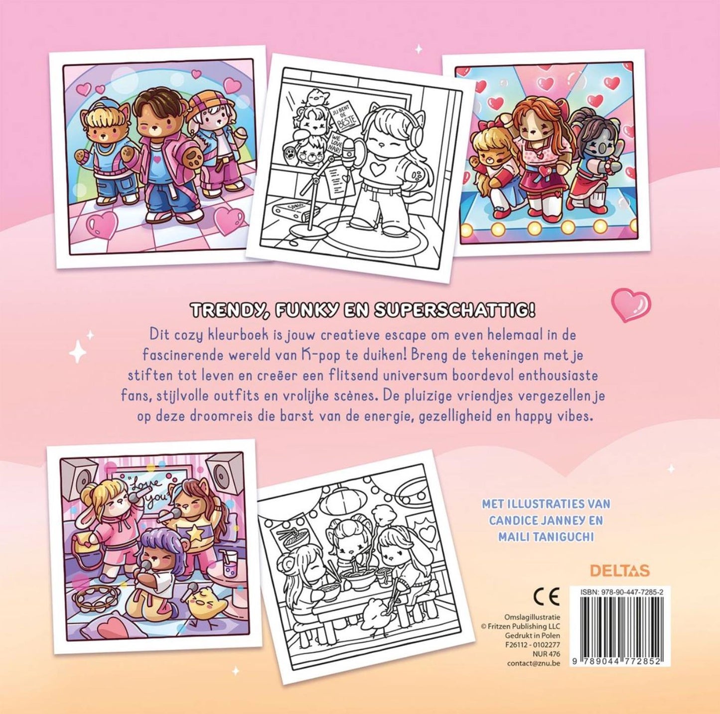 Deltas gemütliches K-Pop-Malbuch „Jade Summer“.