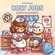 Deltas Cozy Jobs Comfy Malbuch – Jade Summer