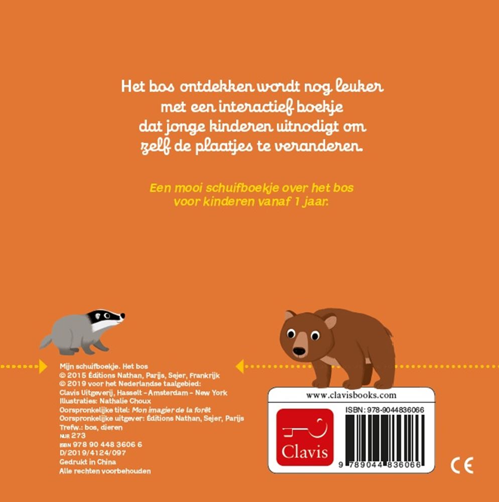 Mein Schiebebuch: Der Wald (Karton). 1+