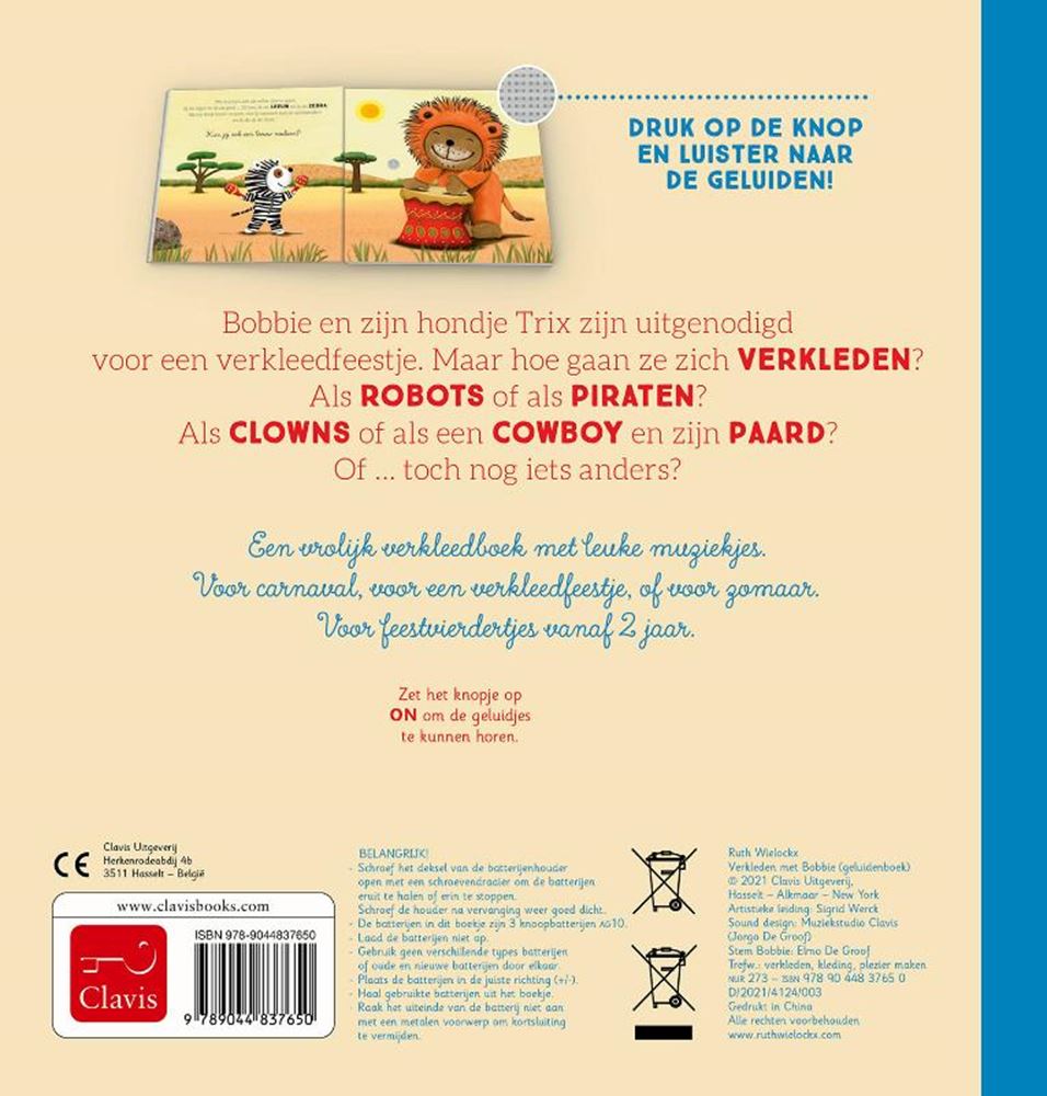 Klangbuch: Verkleiden Sie sich mit Bobbie