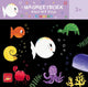 Magnetisches Buch kleiner weißer Fisch. 3+