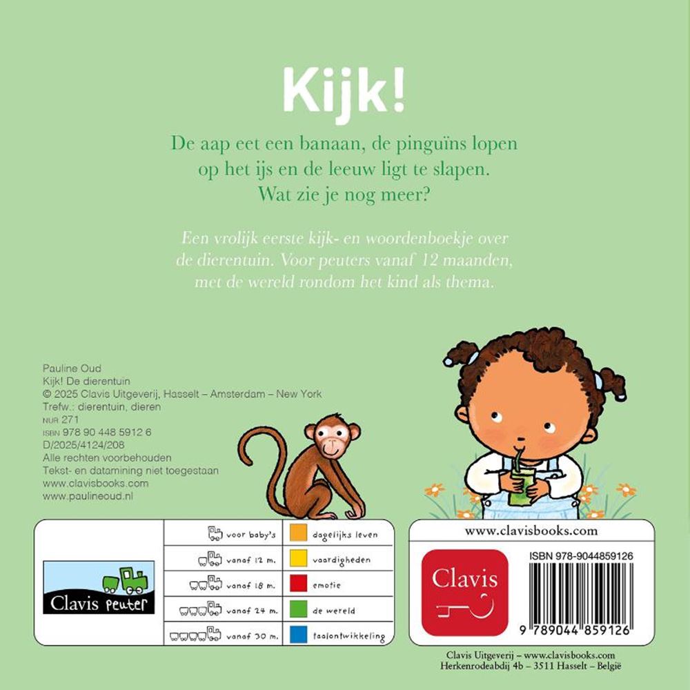Pappbuch: Schauen Sie! der Zoo 1+
