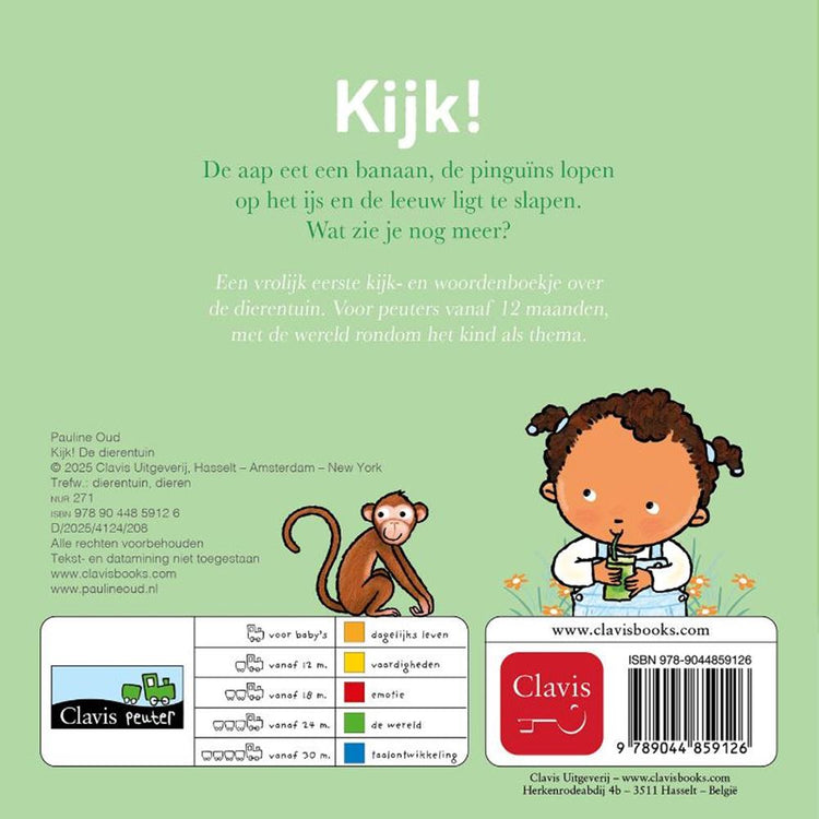 Pappbuch: Schauen Sie! der Zoo 1+