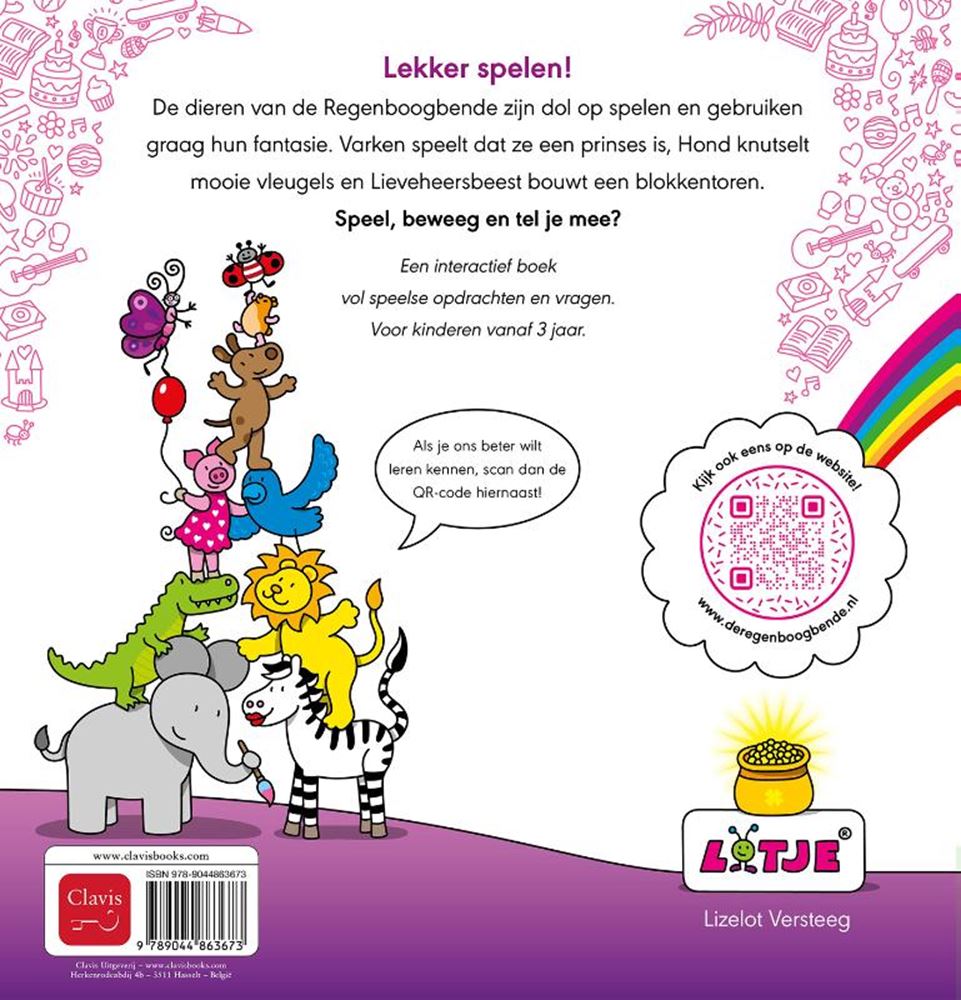 Spielen Sie mit der Regenbogenbande 3+