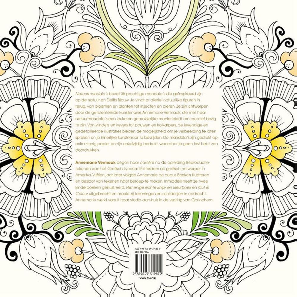 Malbuch: Natur-Mandalas.