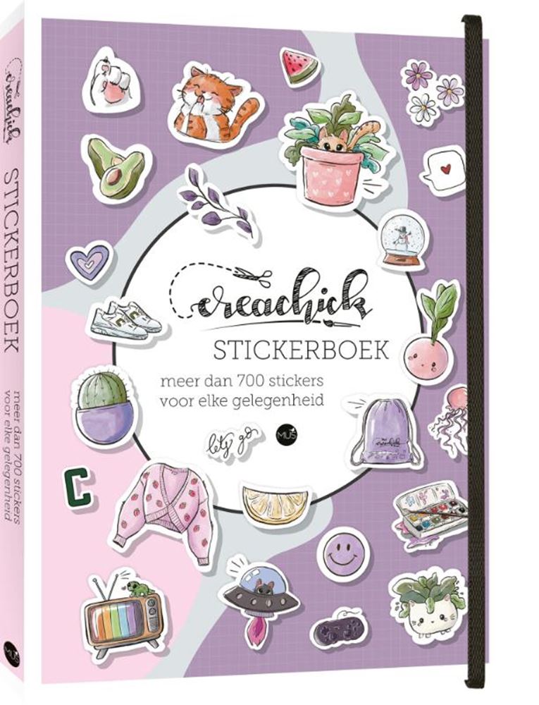 Creachick Stickerbuch 100 Seiten. 21x15cm