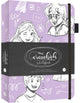 Kluitman Creachick Skizzenbuch lila 21x15cm