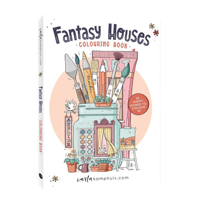 Kluitman Carla Kamphuis Fanasy Houses Malbuch