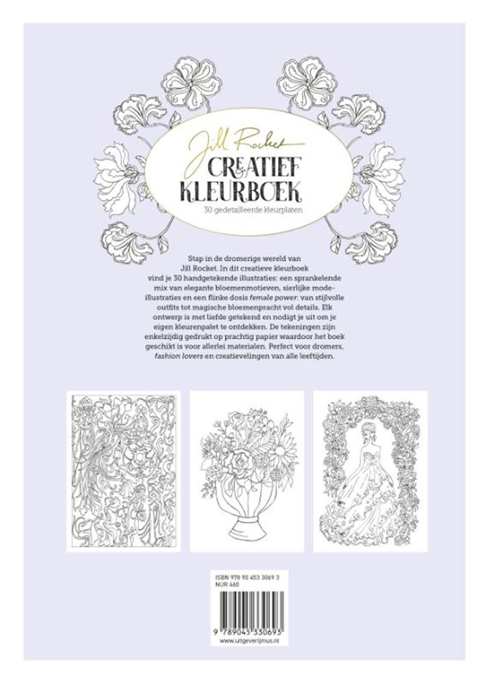 Jill Rocket: kreatives Malbuch