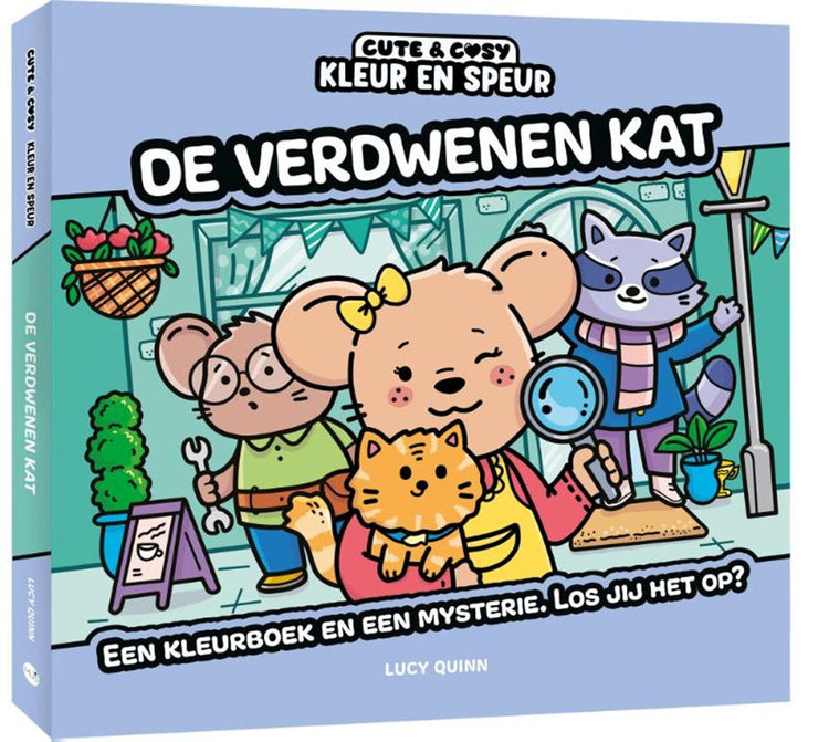 Niedliche gemütliche Farbe und Suche: das verschwundene