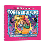 Kluitmans süßes, gemütliches Turteltauben-Malbuch - afbeelding 1