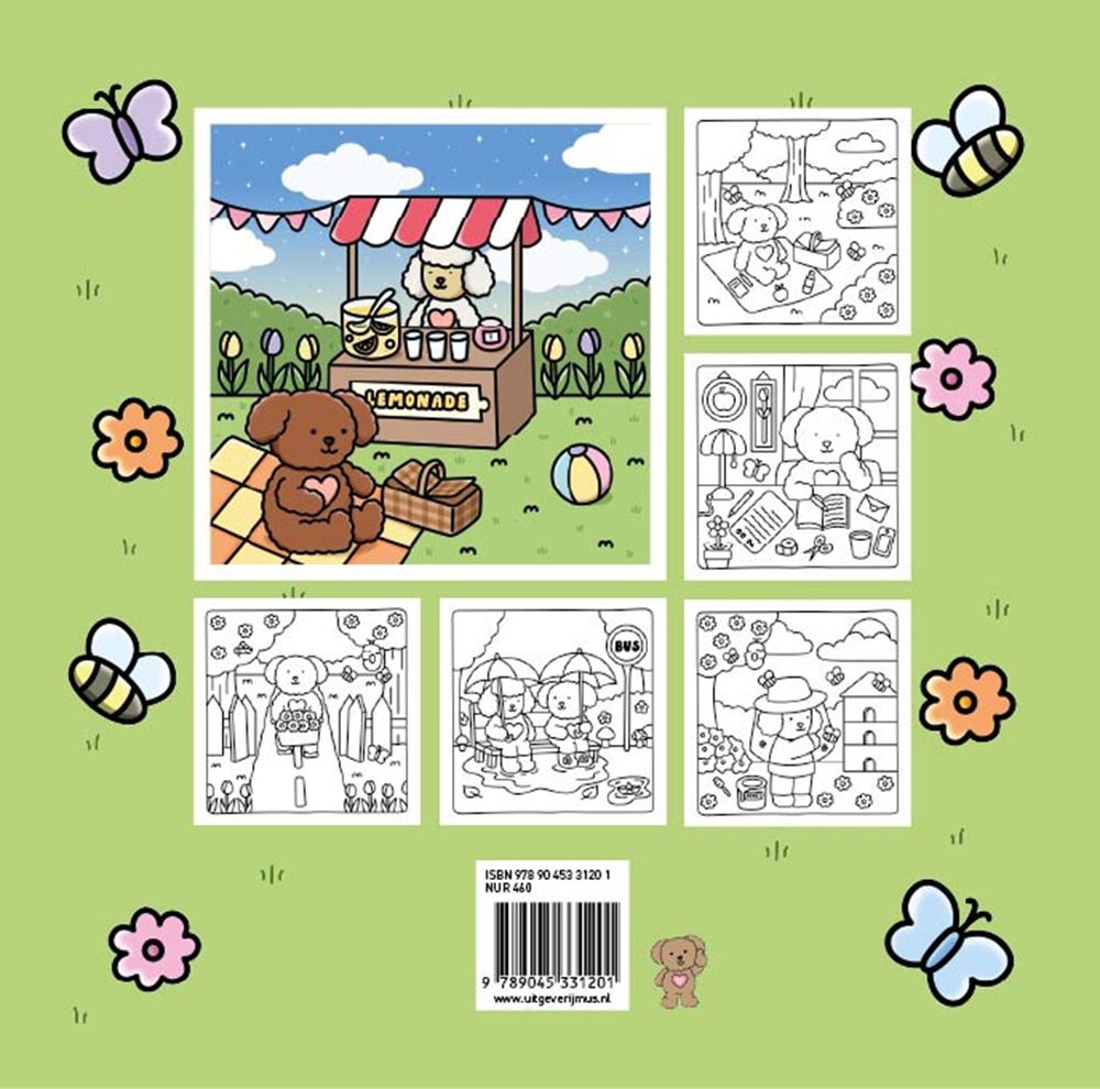 Kluitman Club Kokoro Malbuch Kokoro Frühling