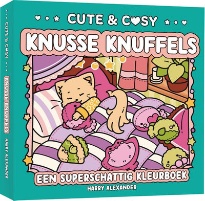 Gemütliches Malbuch: Niedliche Kuscheltiere